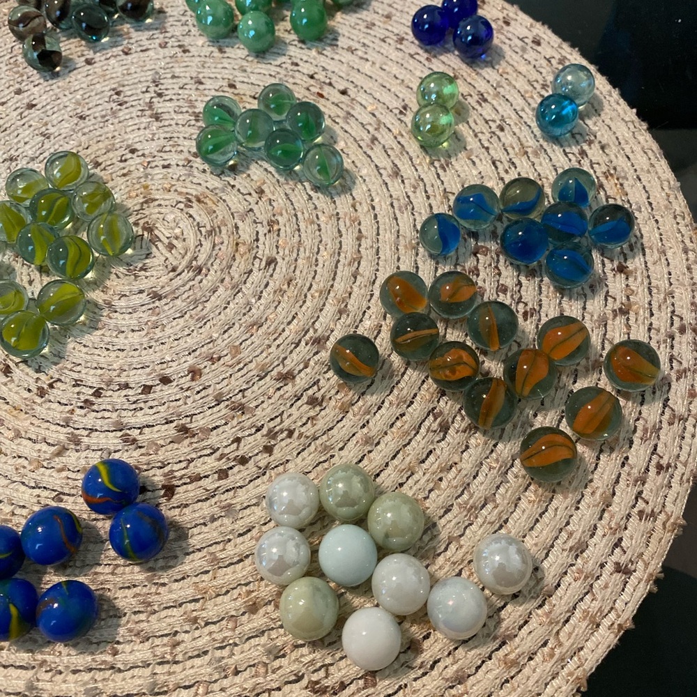 Colorful Glass Marbles Set - Vintage - Picture 7 of 10